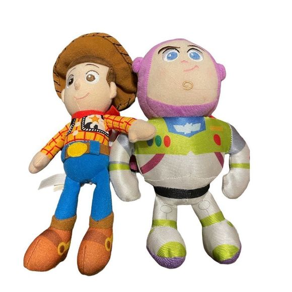 Disney Toys Lot Of 2 Disneypixar Toy Story Bean Bag Plush Woody